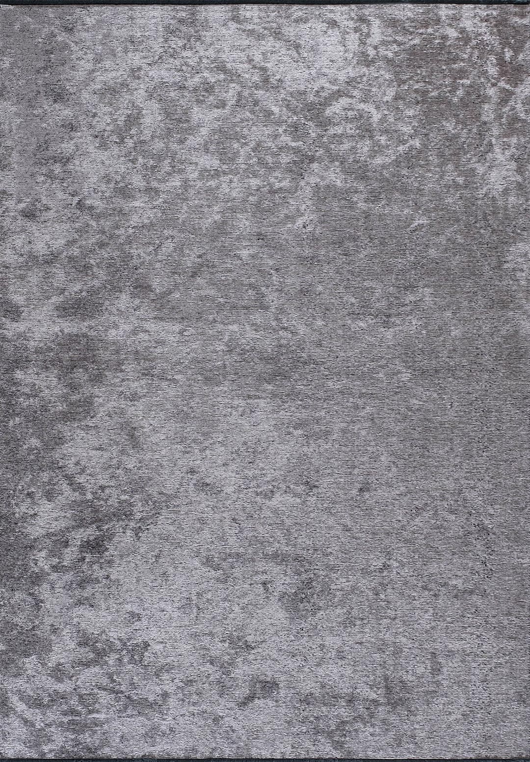 HAZE LIGHT GREY - BLACK RUG - 1