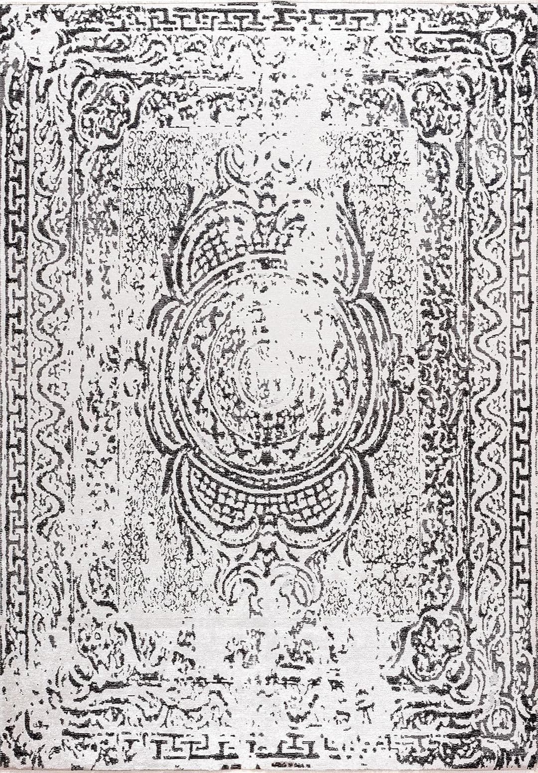 GORDION BLACK - GREY - ECRU RUG - 1