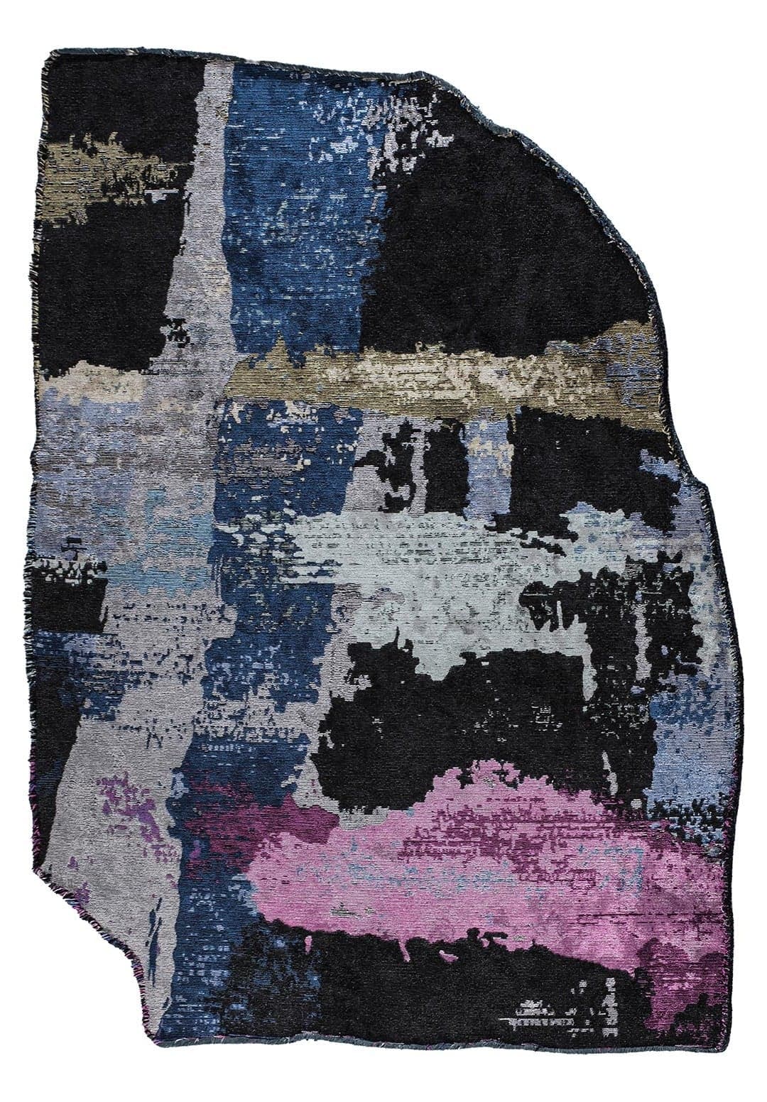 LUSH LIGHT GREY - NAVY BLUE - OLIVE GREEN - BLACK - RIVER GREEN - PURPLE RUG - 1