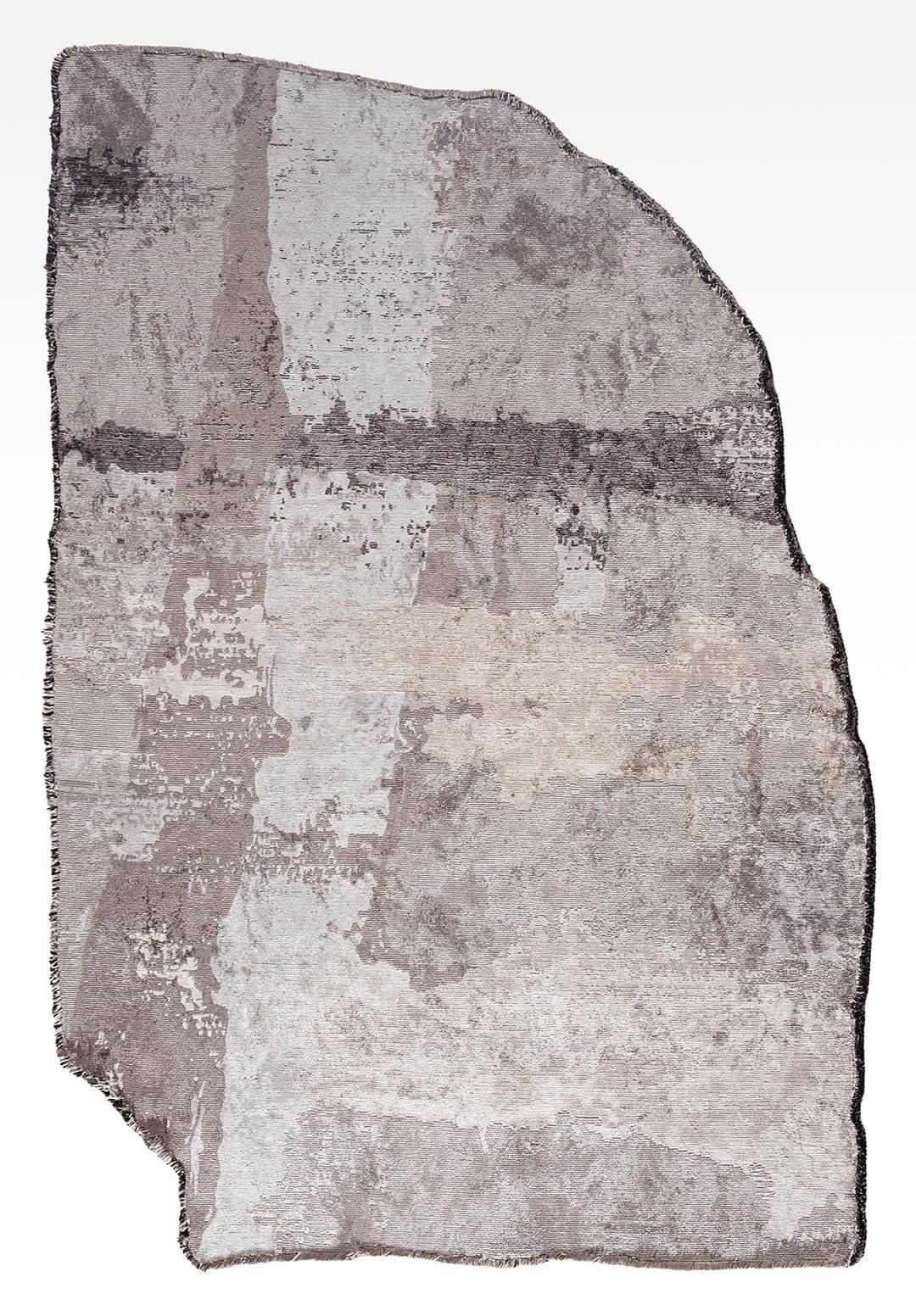 LUSH DARK GREY - LIGHT GREY - CHARCOAL - GREY - BEIGE - LIGHT CREAM RUG - 1
