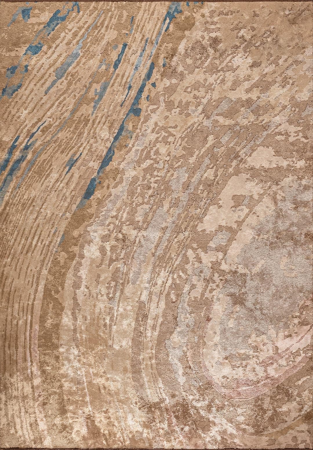 PHANTOM CREAM - COPPER - DARK BEIGE - LIGHT BROWN - PETROL RUG - 1