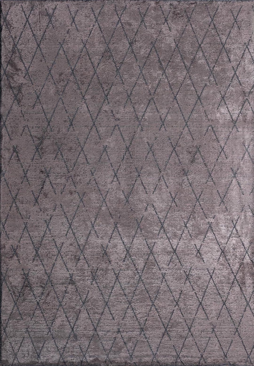 DIAMOND DARK GREY RUG - 1