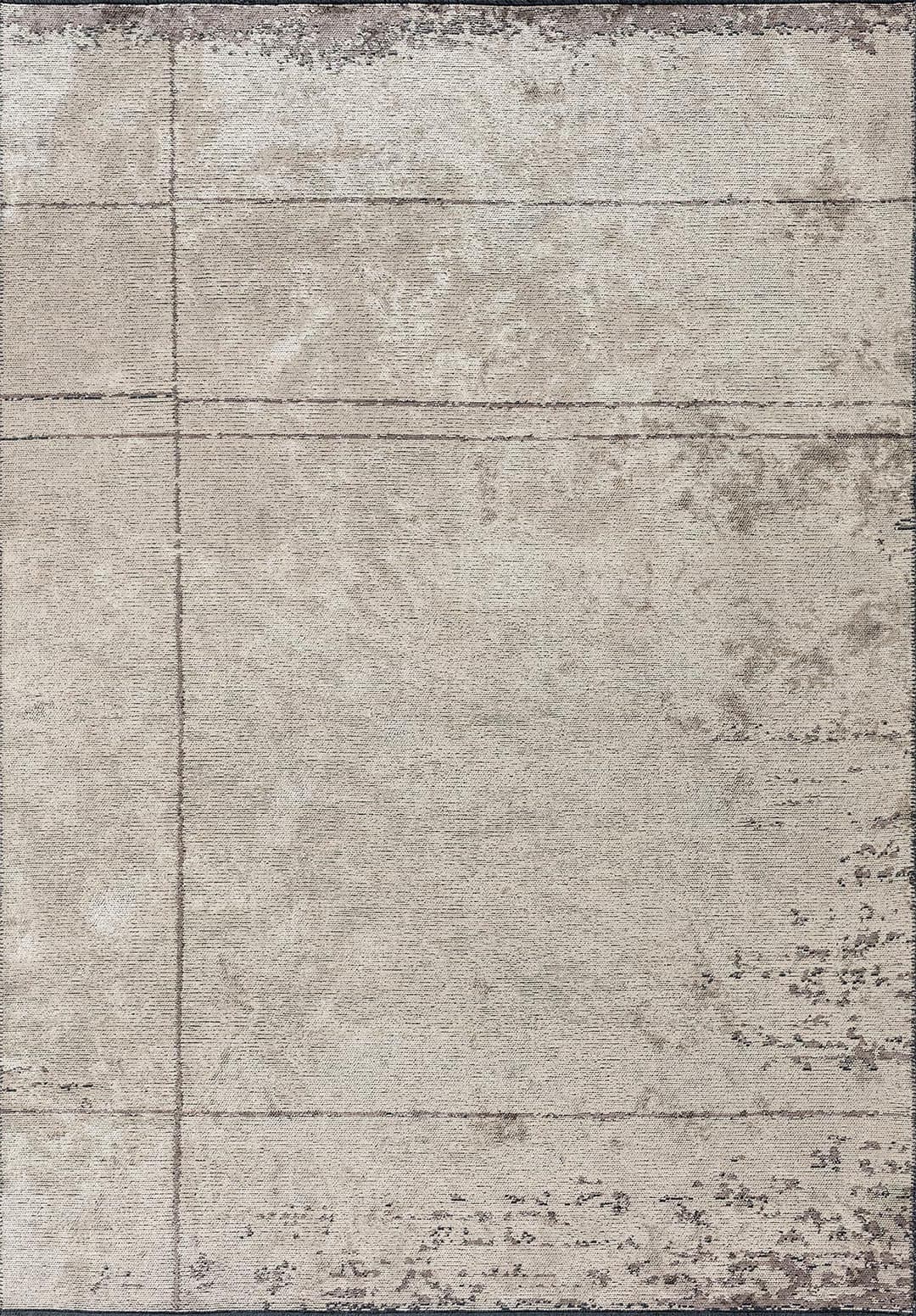 BARBER DARK GREY - CREAM RUG - 1