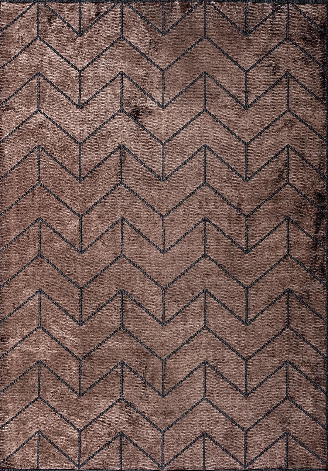 ARROW DARK MINK RUG - 1