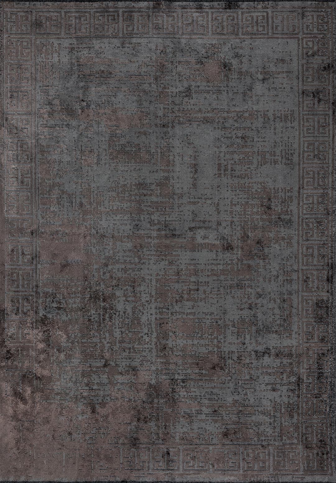 ANCIENT DARK MINK - GREY RUG - 1