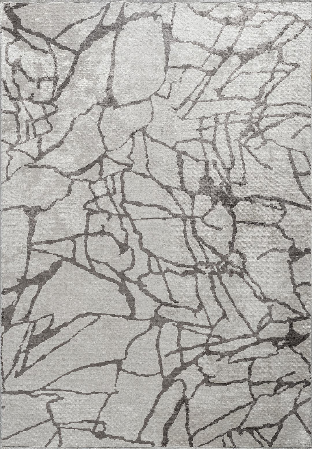 FLAW DARK GREY - ECRU RUG - 1