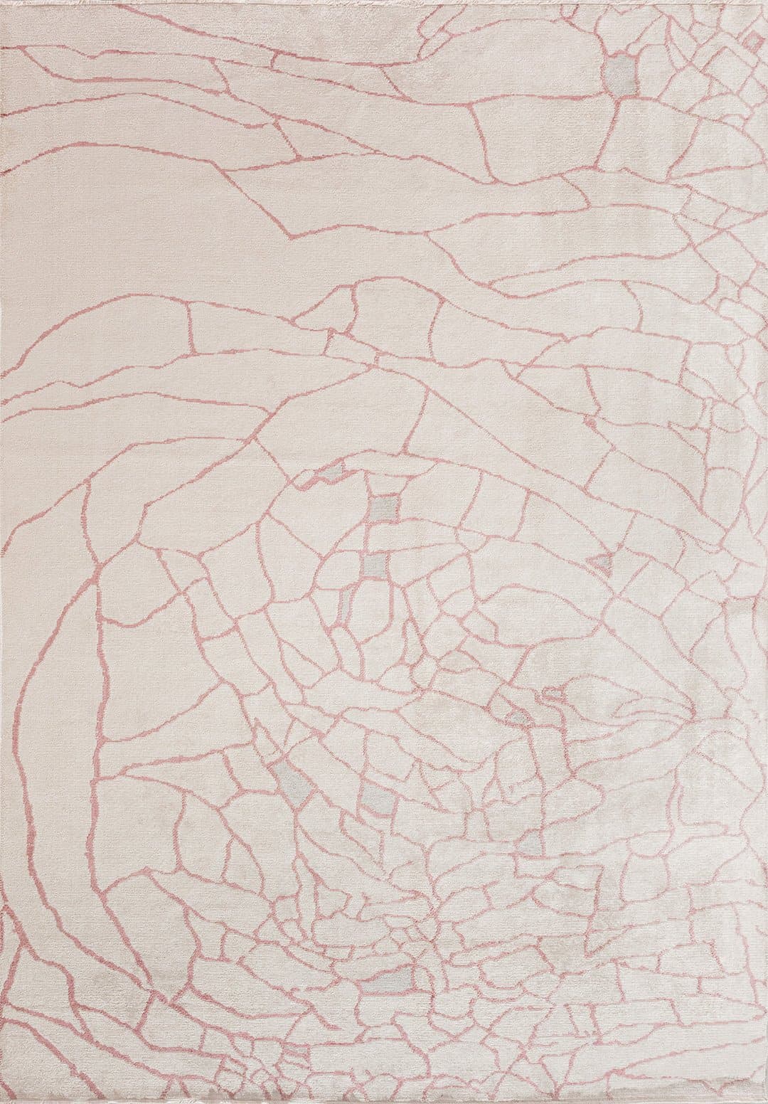 DRY DAMSON - LIGHT GREY - ECRU RUG - 1