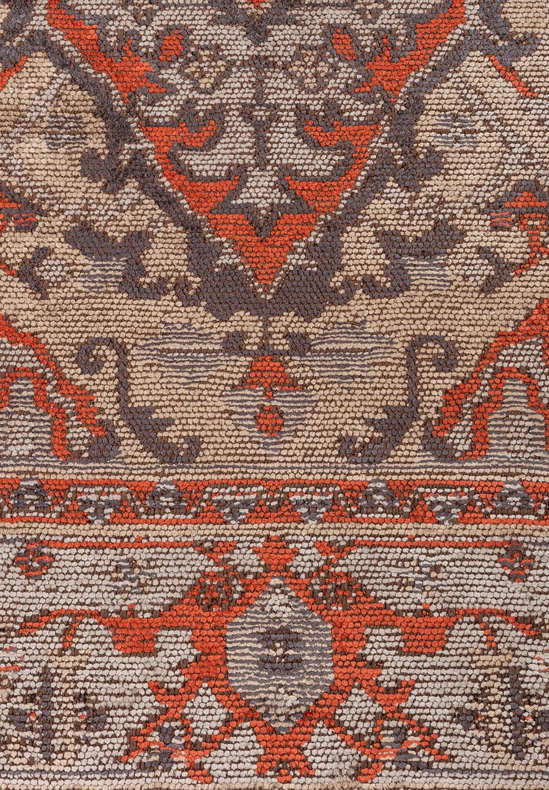 CITADEL BEIGE - ICE BLUE - DARK TERRA - CHARCOAL RUG