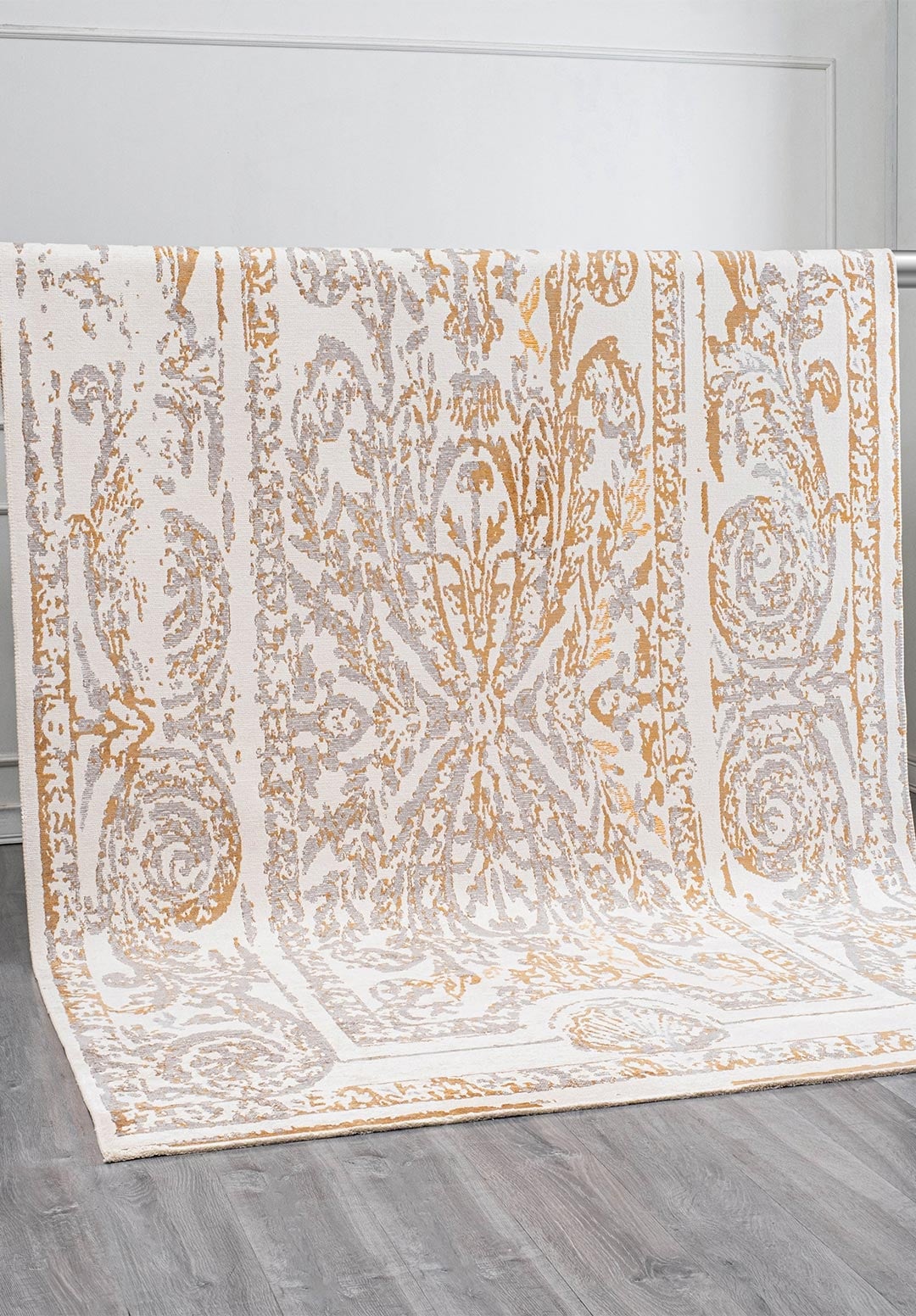 АРКАД ГРЕЙ - МУСТАРД - ECRU RUG