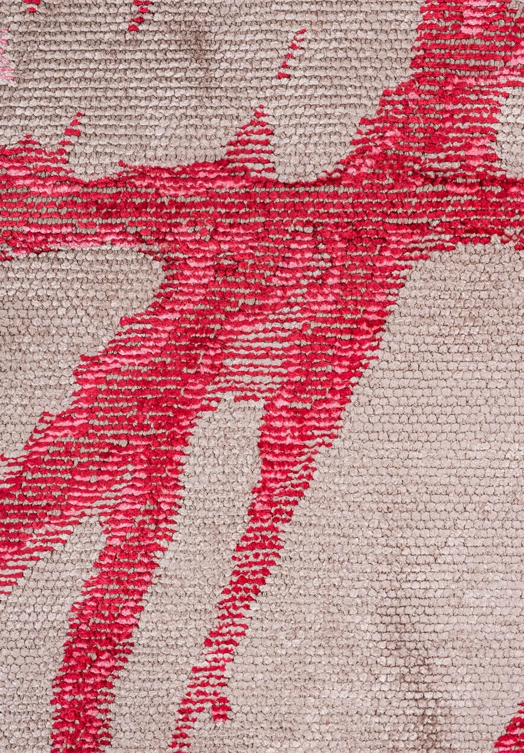 CRACK MAGENTA - PINK - GREY RUG