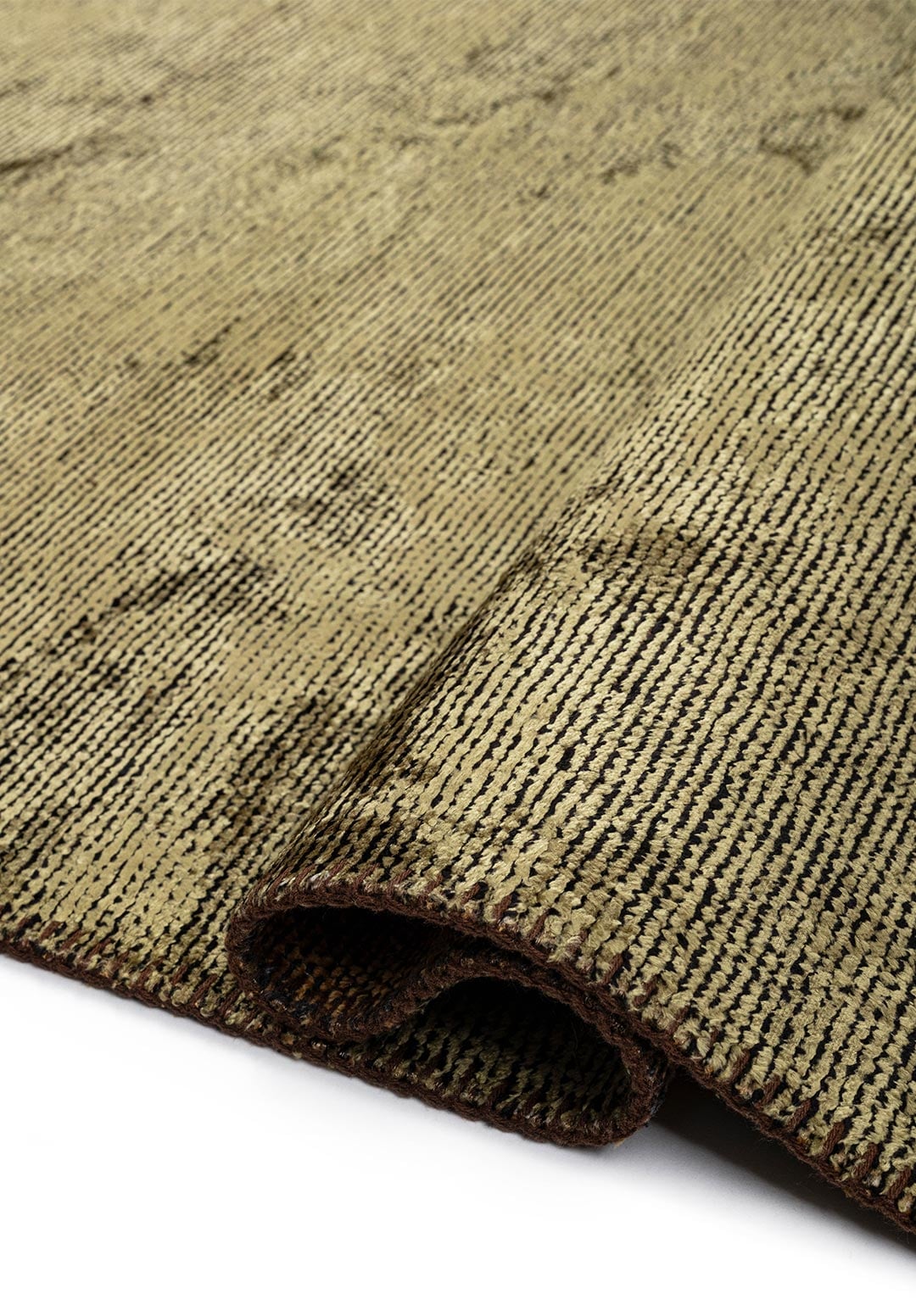 URBAN GREEN - GOLD - BLACK RUG