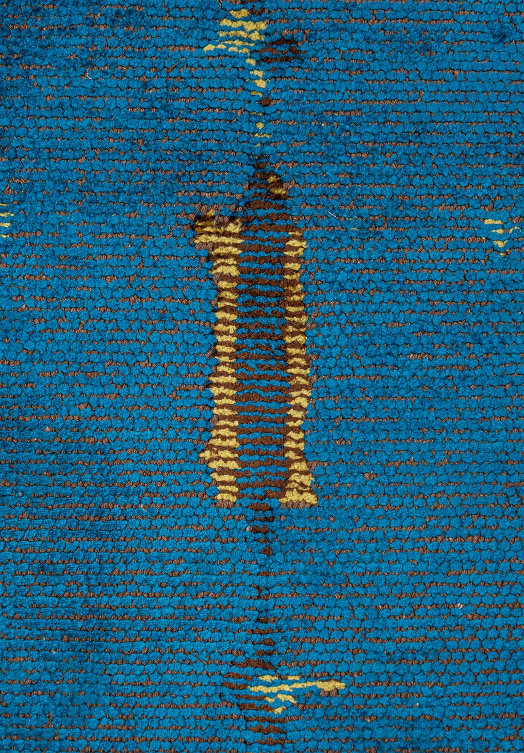 MAYA KIWI - DARK BROWN - CYAN RUG