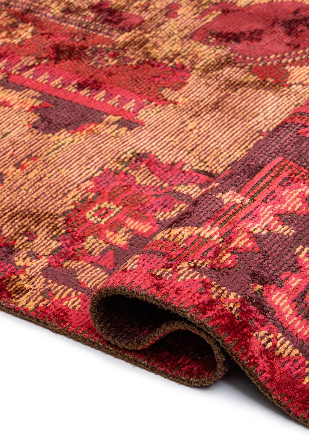 MONARCH ERA TERRA - CHERRY - RED - MAGENTA RUG