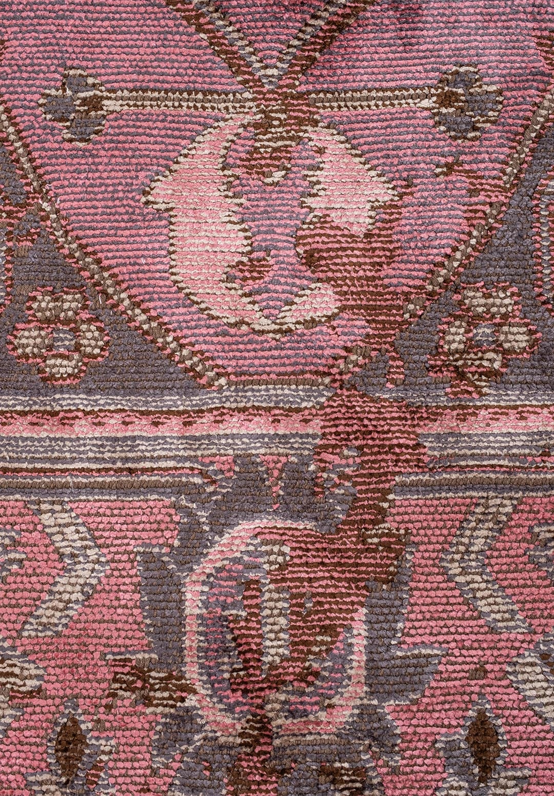 MONARCH ERA DARK BROWN - ROSE - CHARCOAL - NOUGAT RUG