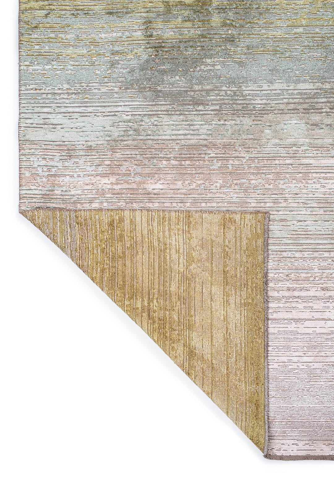 AURORA WHITE - CREAM - OLIVE GREEN - GREEN - RIVER GREEN RUG