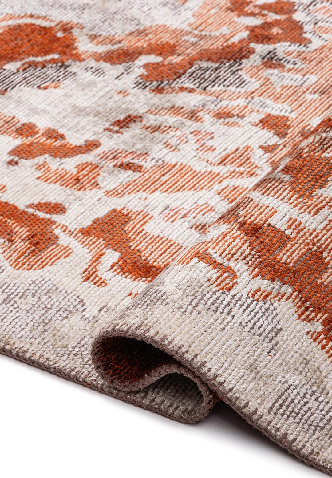 FRESCO BONE - DARK BROWN - BEIGE - RUST RUG