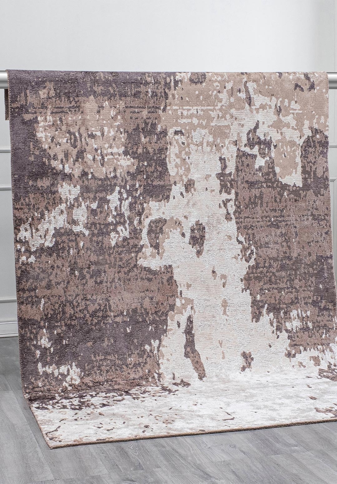 LUNA WHITE - NOUGAT - DARK MINK - CHARCOAL RUG