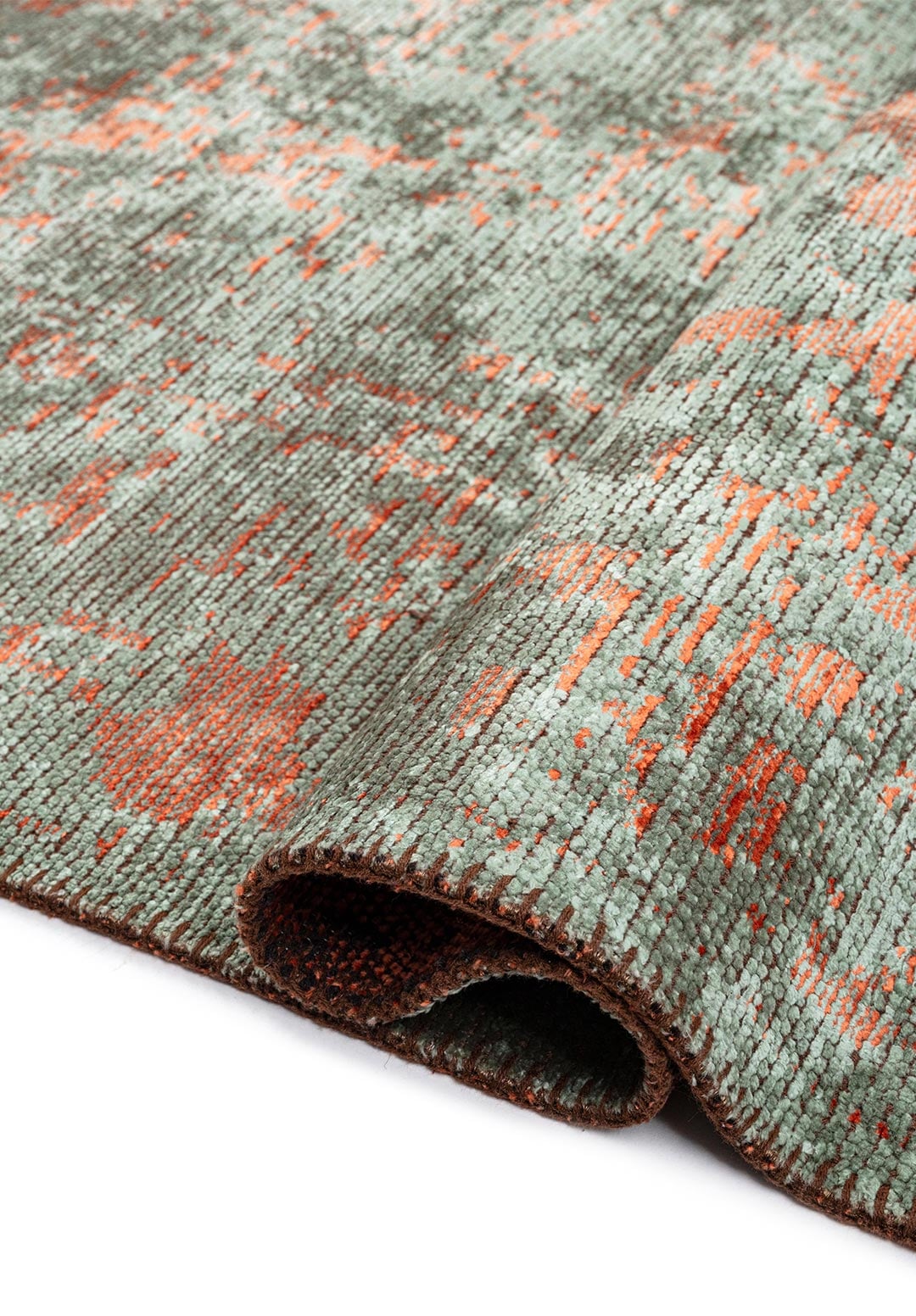 IVY PEACH - RIVER GREEN RUG