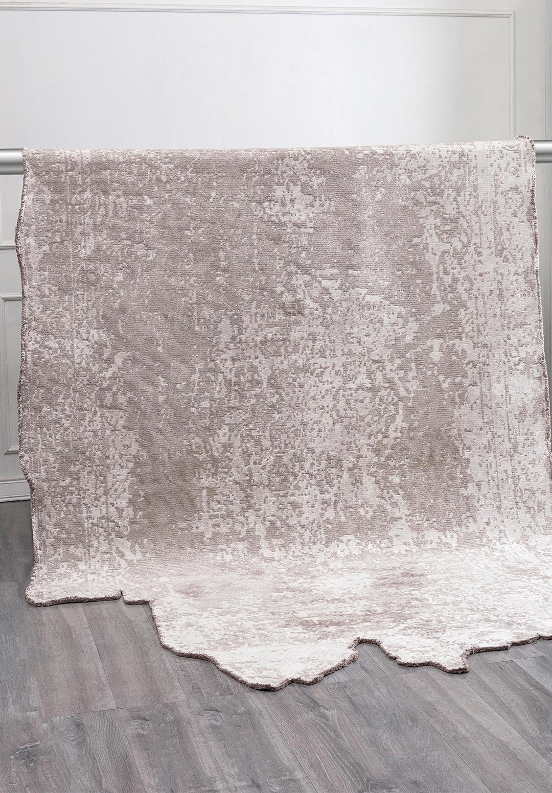 MEDALLION WHITE - STONE RUG