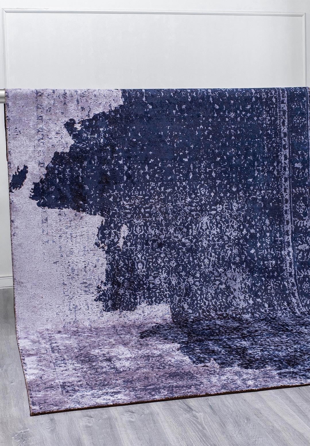 HERITAGE DARK NAVY - LILAC RUG