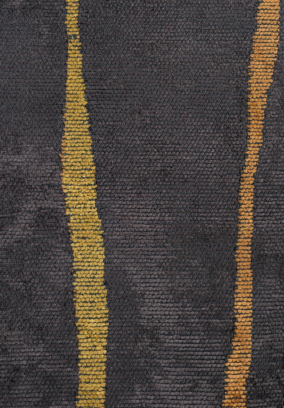 TRIBECA CHARCOAL - MUSTARD - YELLOW RUG