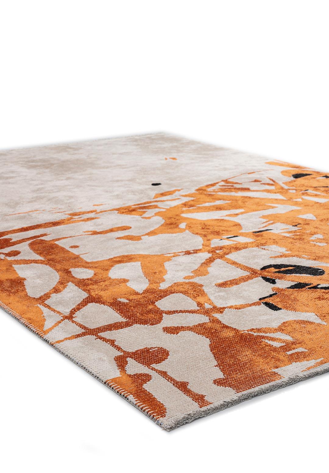 ASTORIA TERRA - BLACK - ECRU RUG