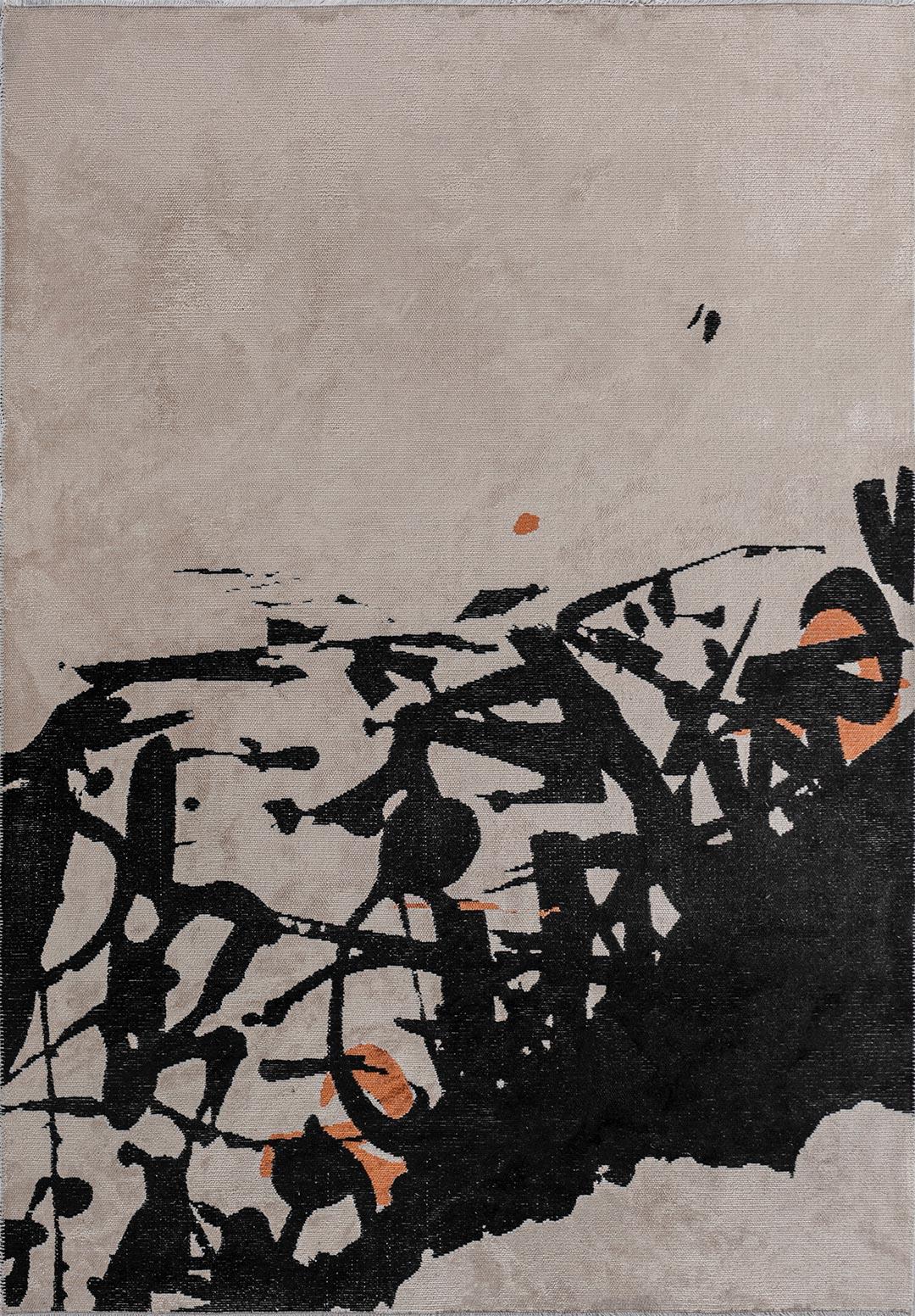 ASTORIA BLACK - TERRA - ECRU RUG