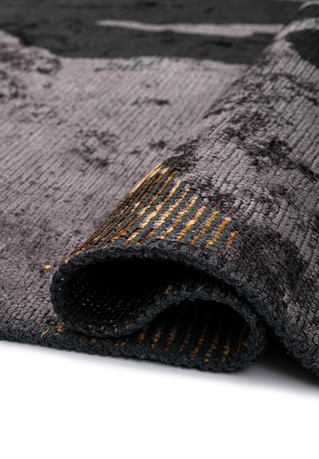 SEVILLA BLACK - MUSTARD - CHARCOAL RUG