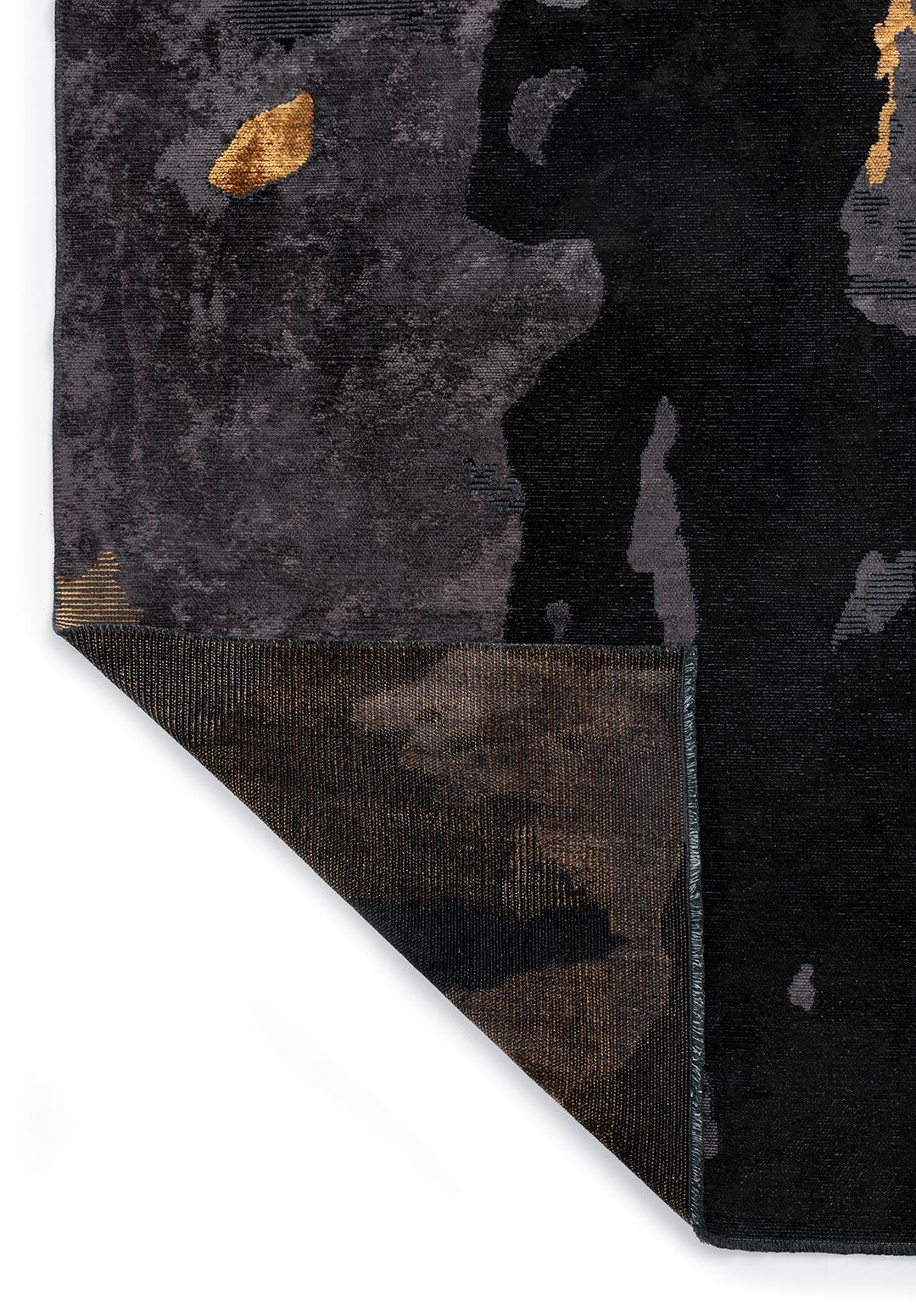 SEVILLA BLACK - MUSTARD - CHARCOAL RUG