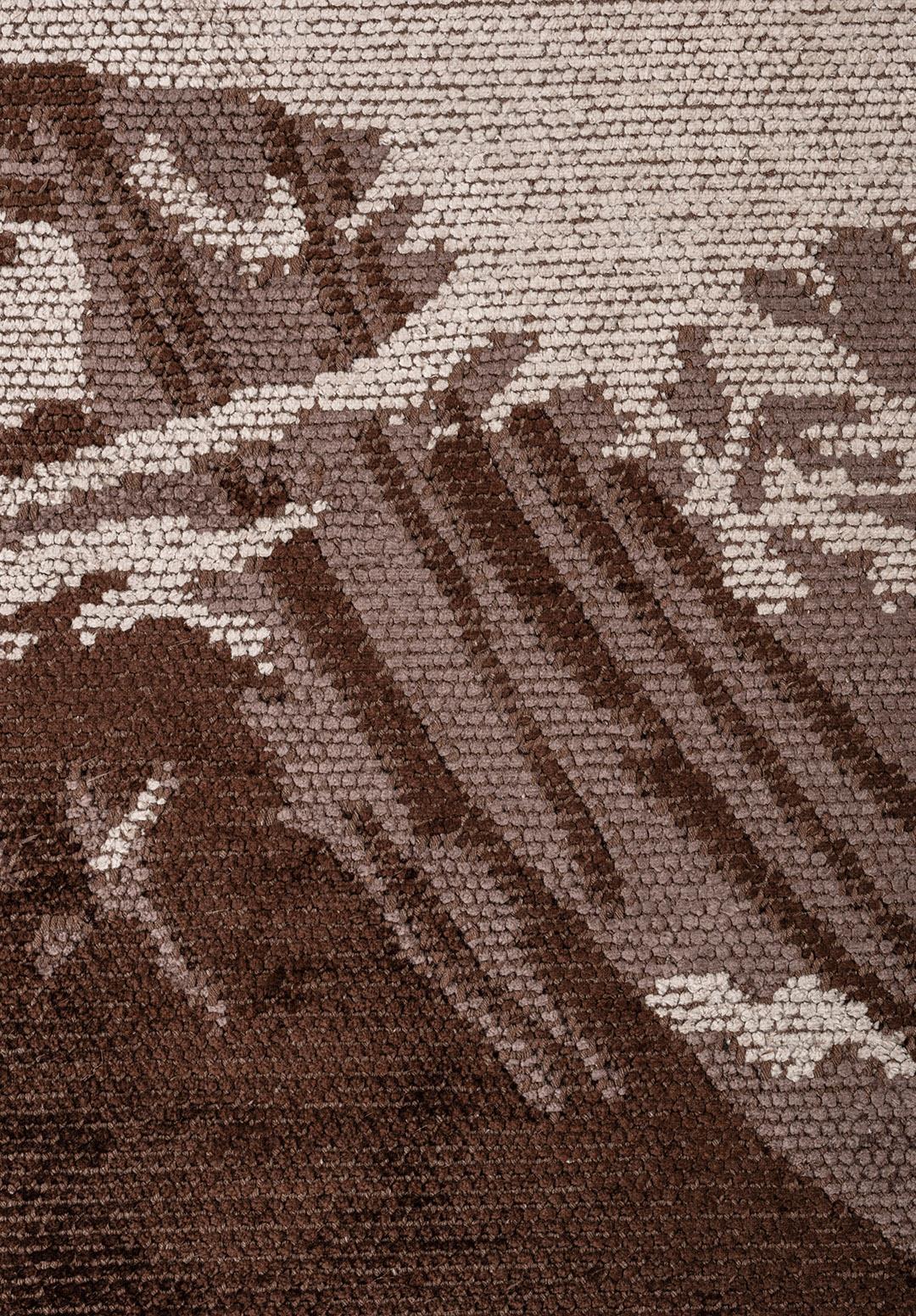 MADRID STONE - DARK MINK - DARK BROWN RUG