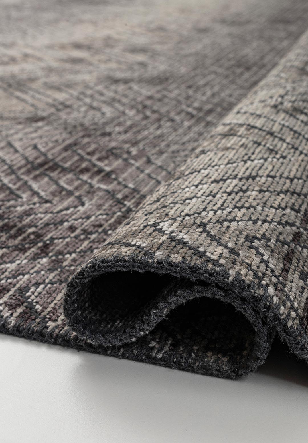 ZARAGOZA CHARCOAL - BEIGE - GREY - LIGHT CREAM RUG