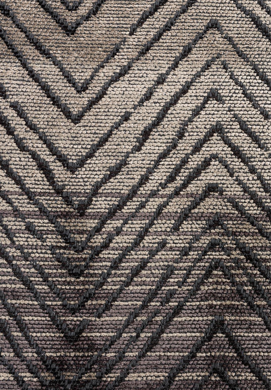 ZARAGOZA CHARCOAL - BEIGE - GREY - BLACK RUG