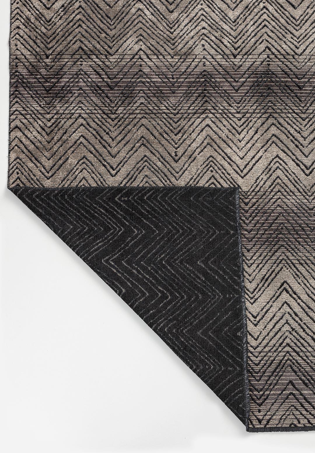ZARAGOZA CHARCOAL - BEIGE - GREY - BLACK RUG