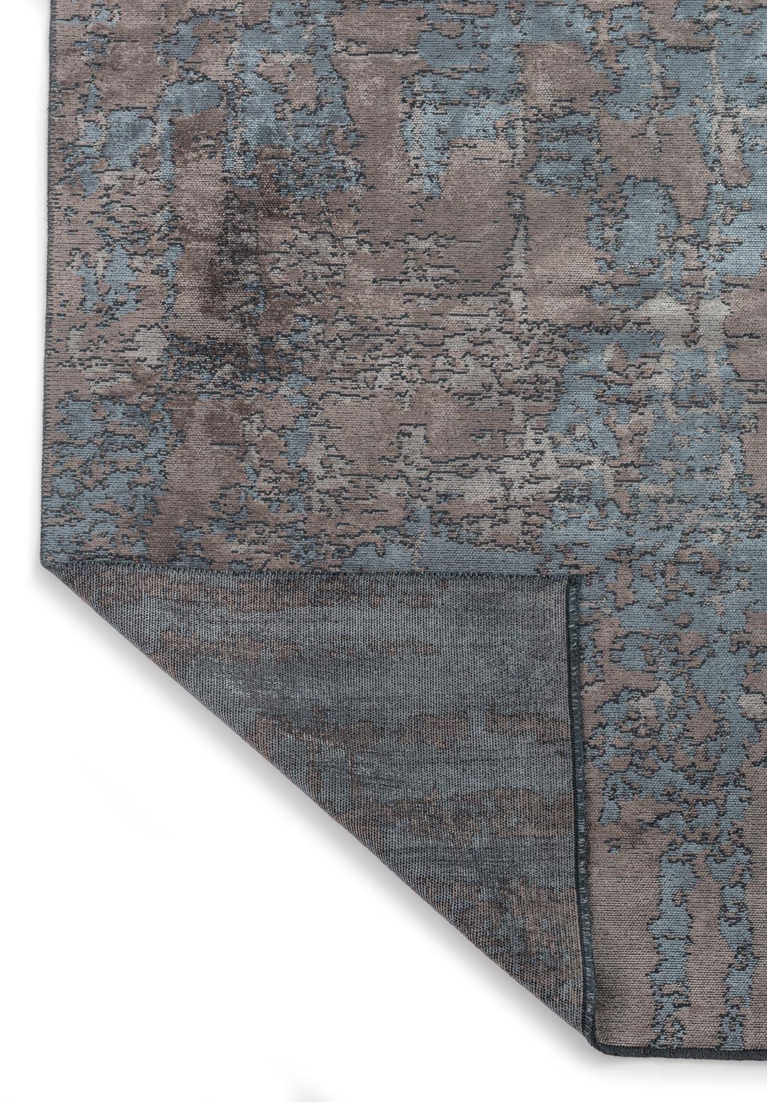 TOLEDO DARK GREY - BLUE - CREAM RUG