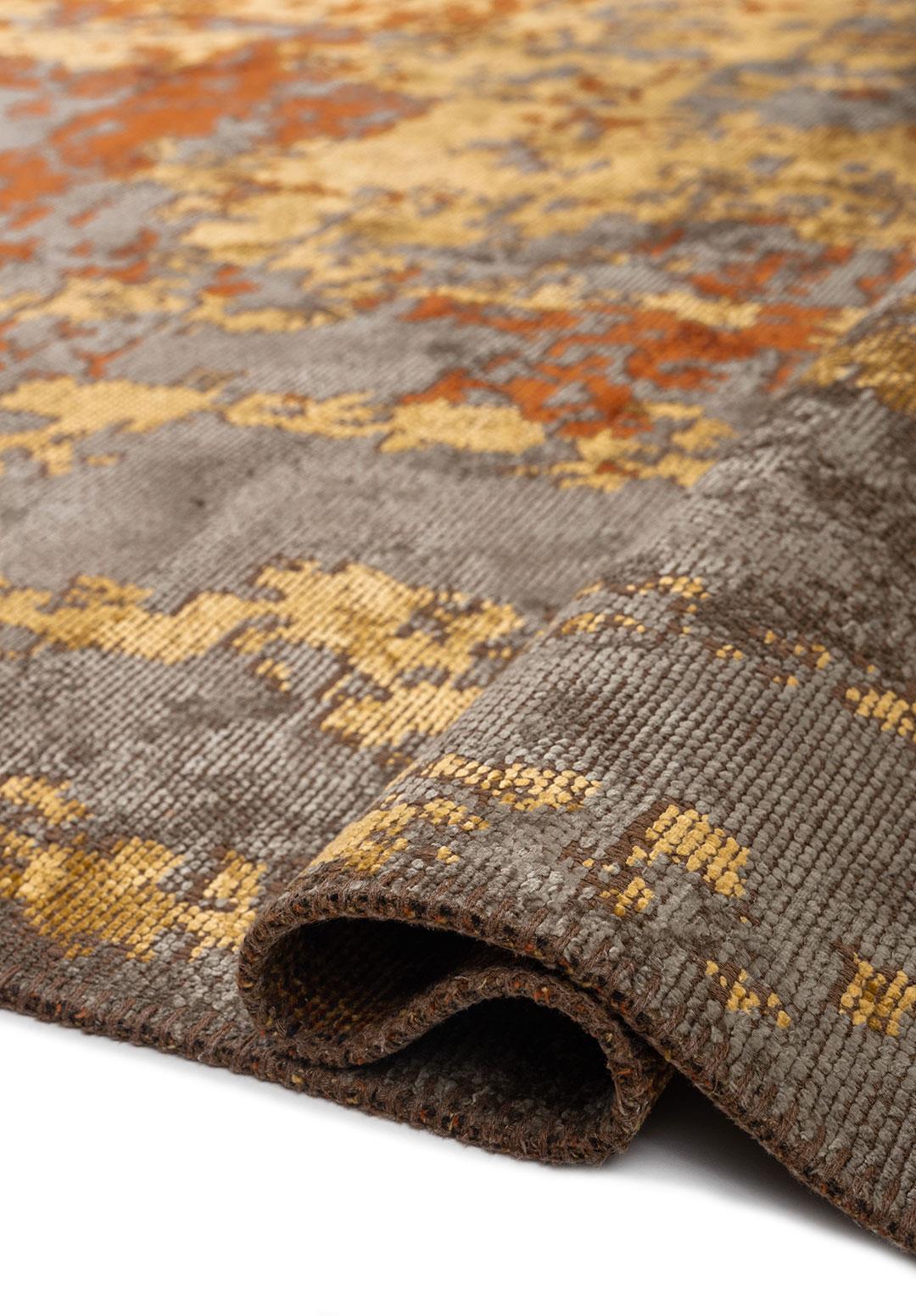 TOLEDO KHAKI - GOLD - RUST RUG