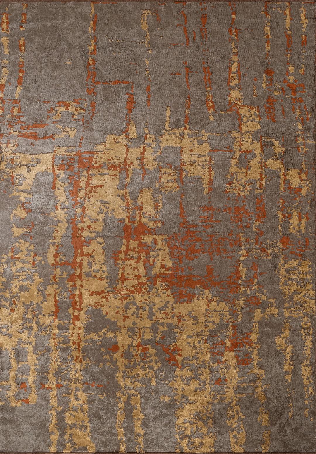 TOLEDO KHAKI - GOLD - RUST RUG