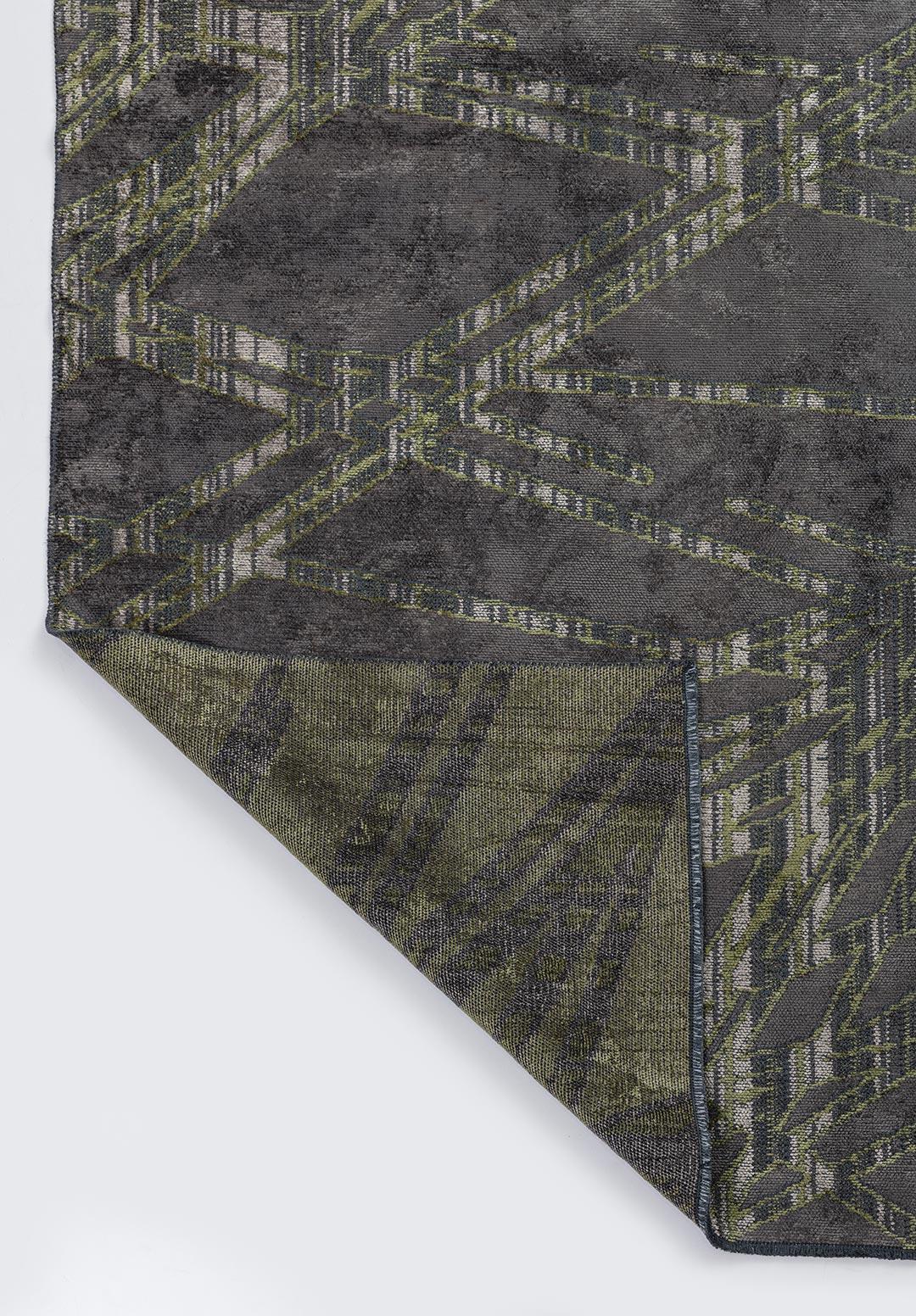 GRENOBLE GREEN - CHARCOAL - BEIGE RUG