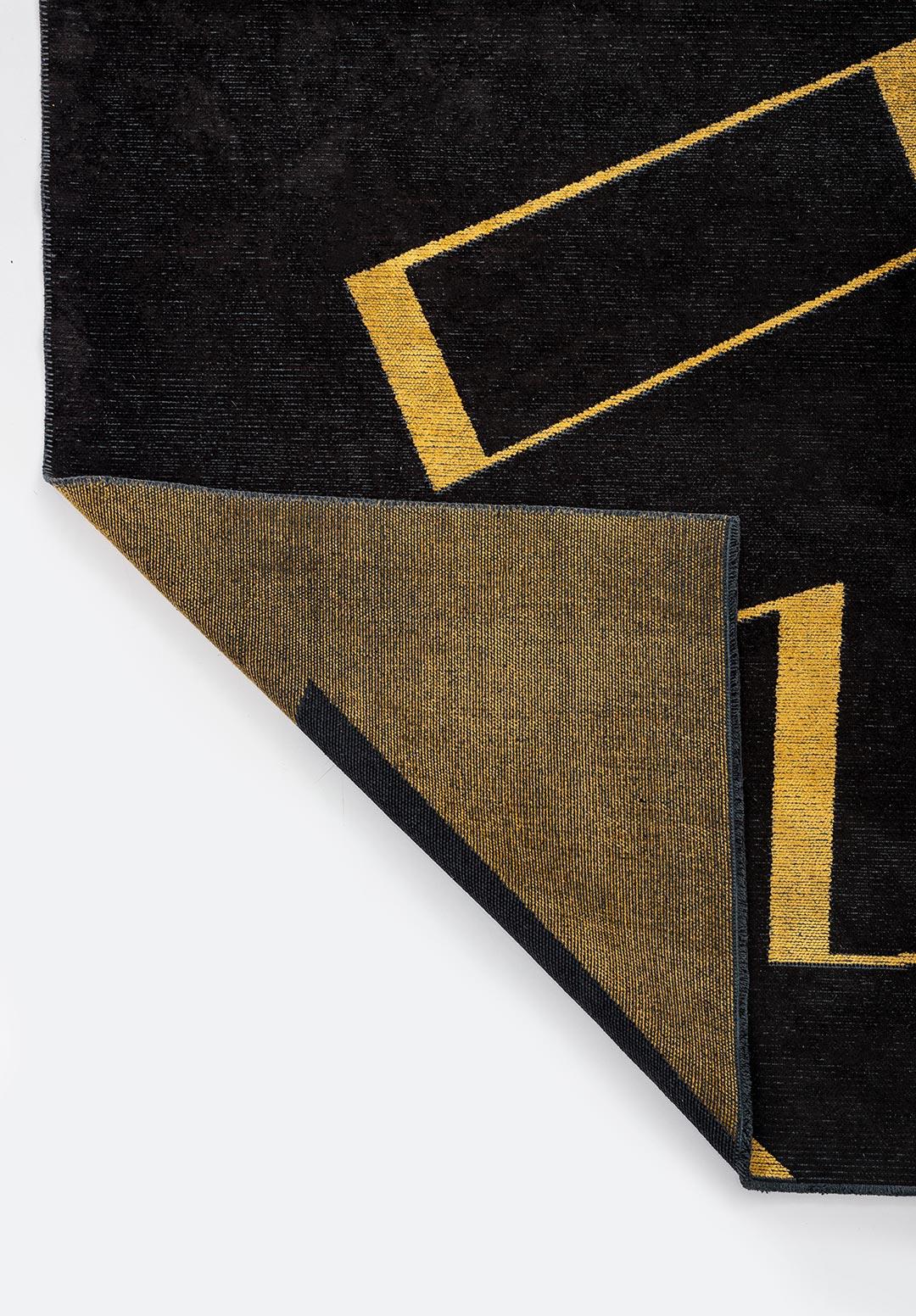 PIPE BLACK - GOLD RUG