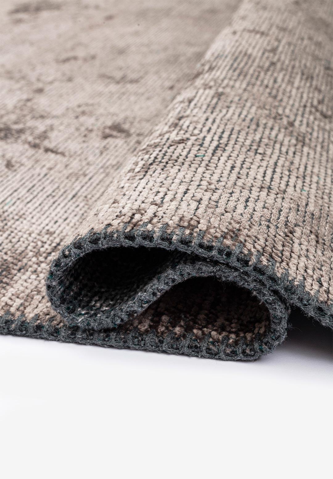 SALZBURG DARK TURQUOISE - DARK GREY - LIGHT GREY RUG