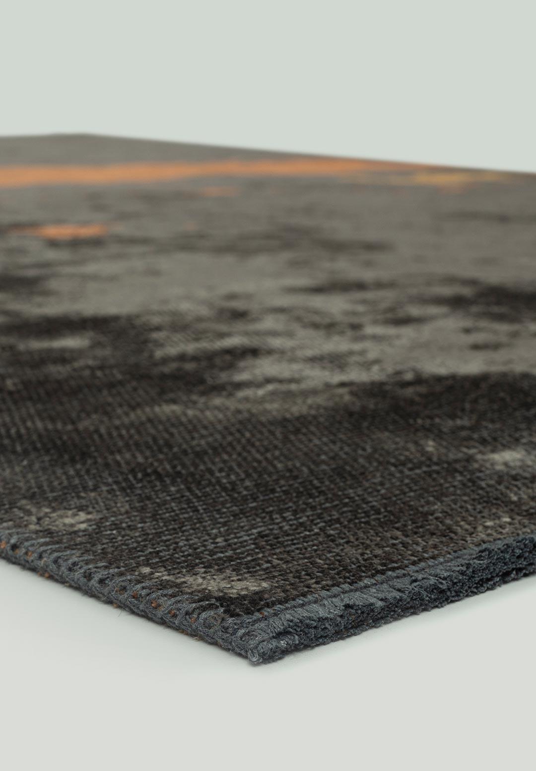 GRANADA TERRA - MUSTARD - ANTHRACITE RUG