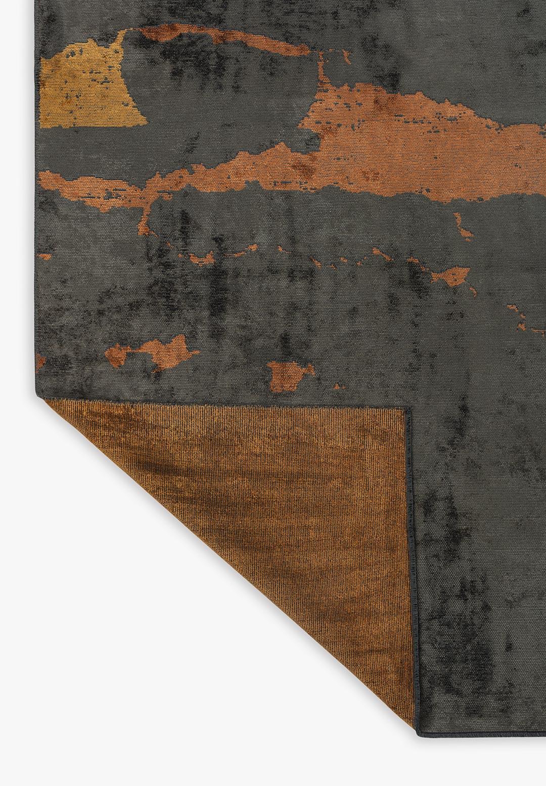 GRANADA TERRA - MUSTARD - ANTHRACITE RUG
