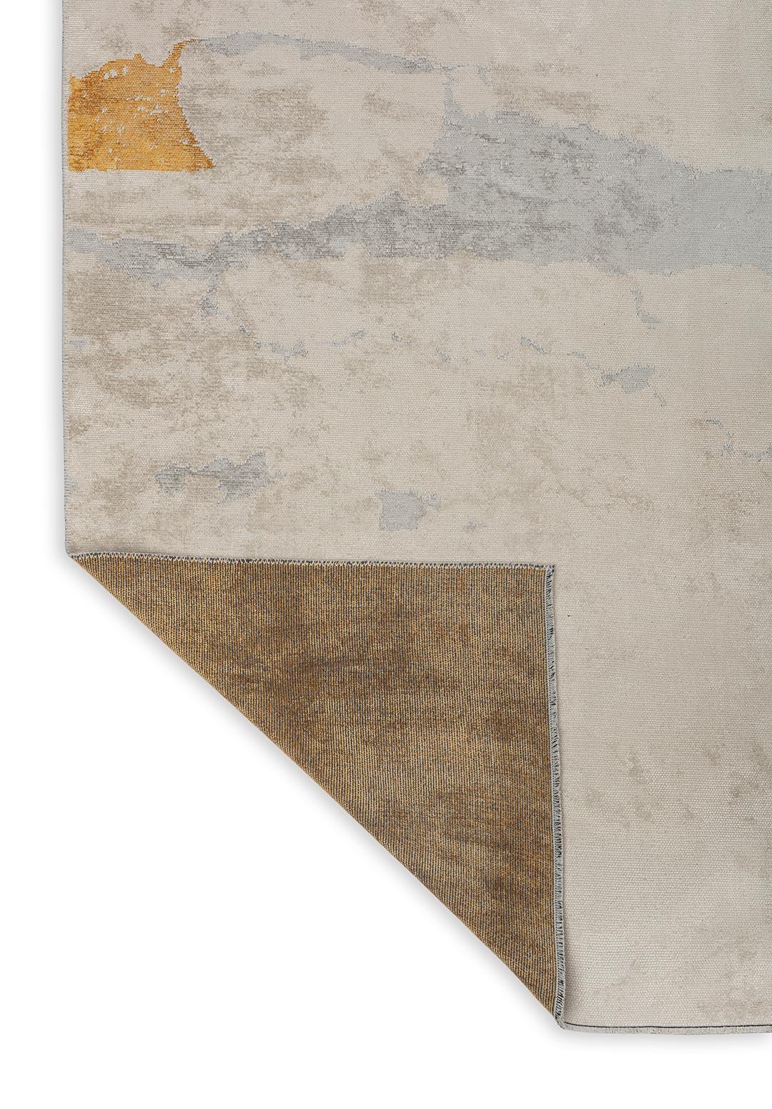 GRANADA LIGHT GREY - GOLD - ECRU RUG