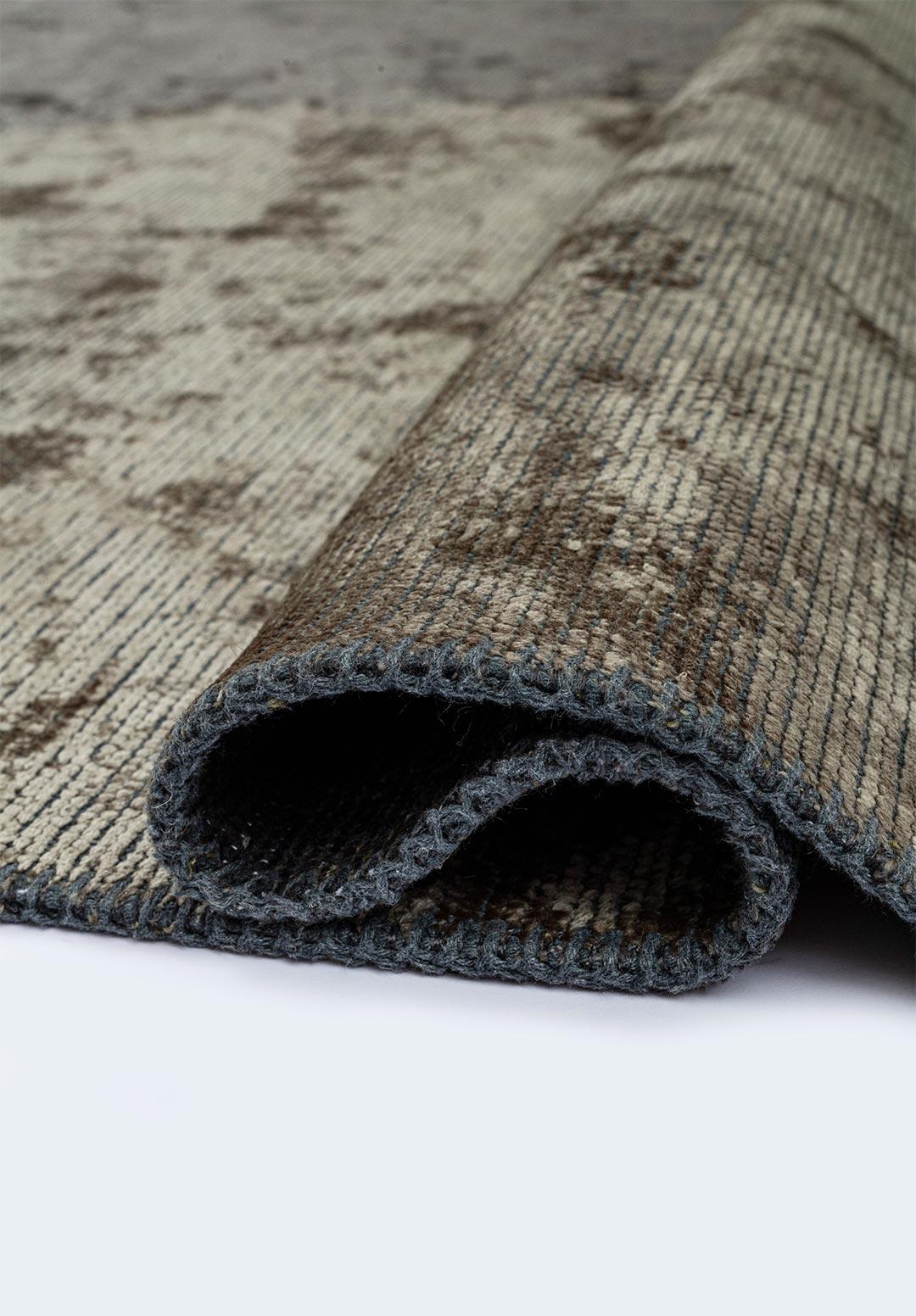 MONACO ANTHRACITE - GREEN - KHAKI RUG