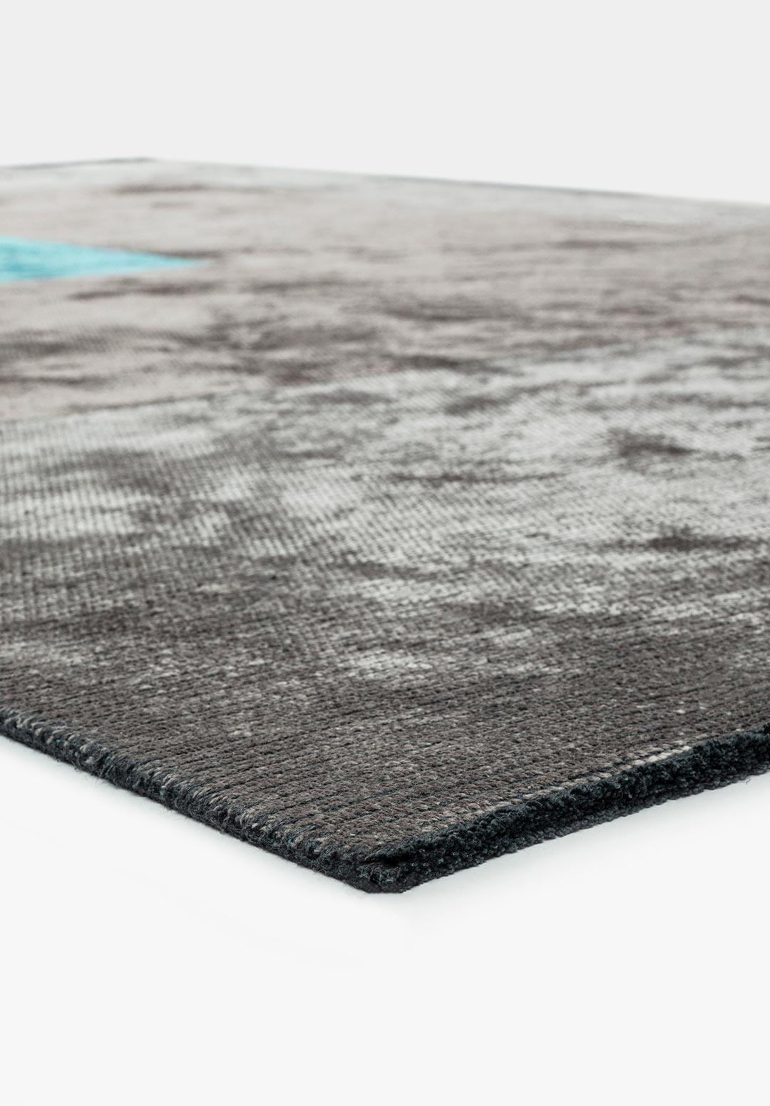 LYON TURQUOISE - DARK GREY - LIGHT GREY RUG