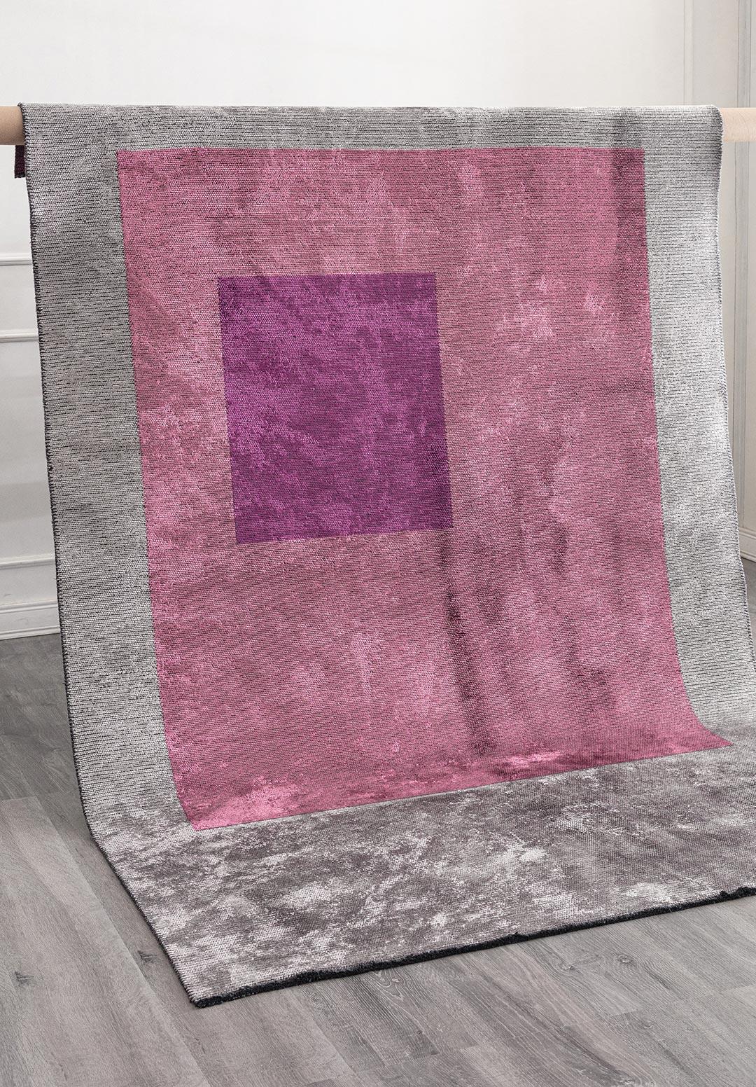 LYON PURPLE - PINK - LIGHT GREY RUG