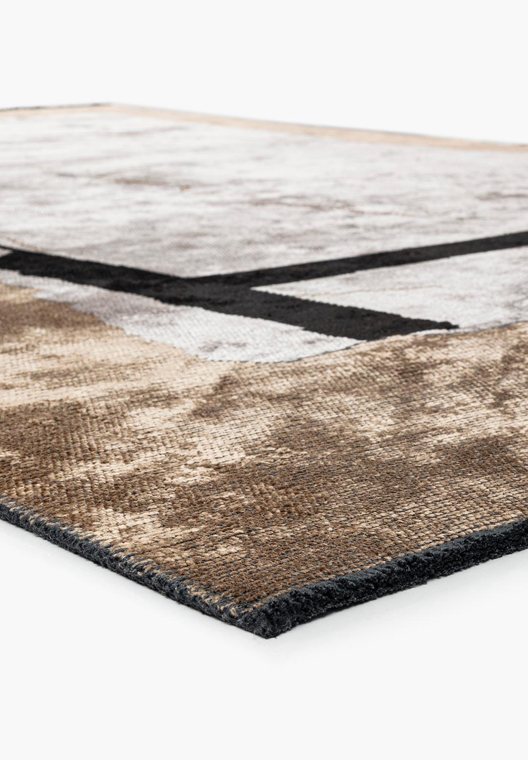 SALAMANCA BLACK - DARK BEIGE - LIGHT GREY RUG