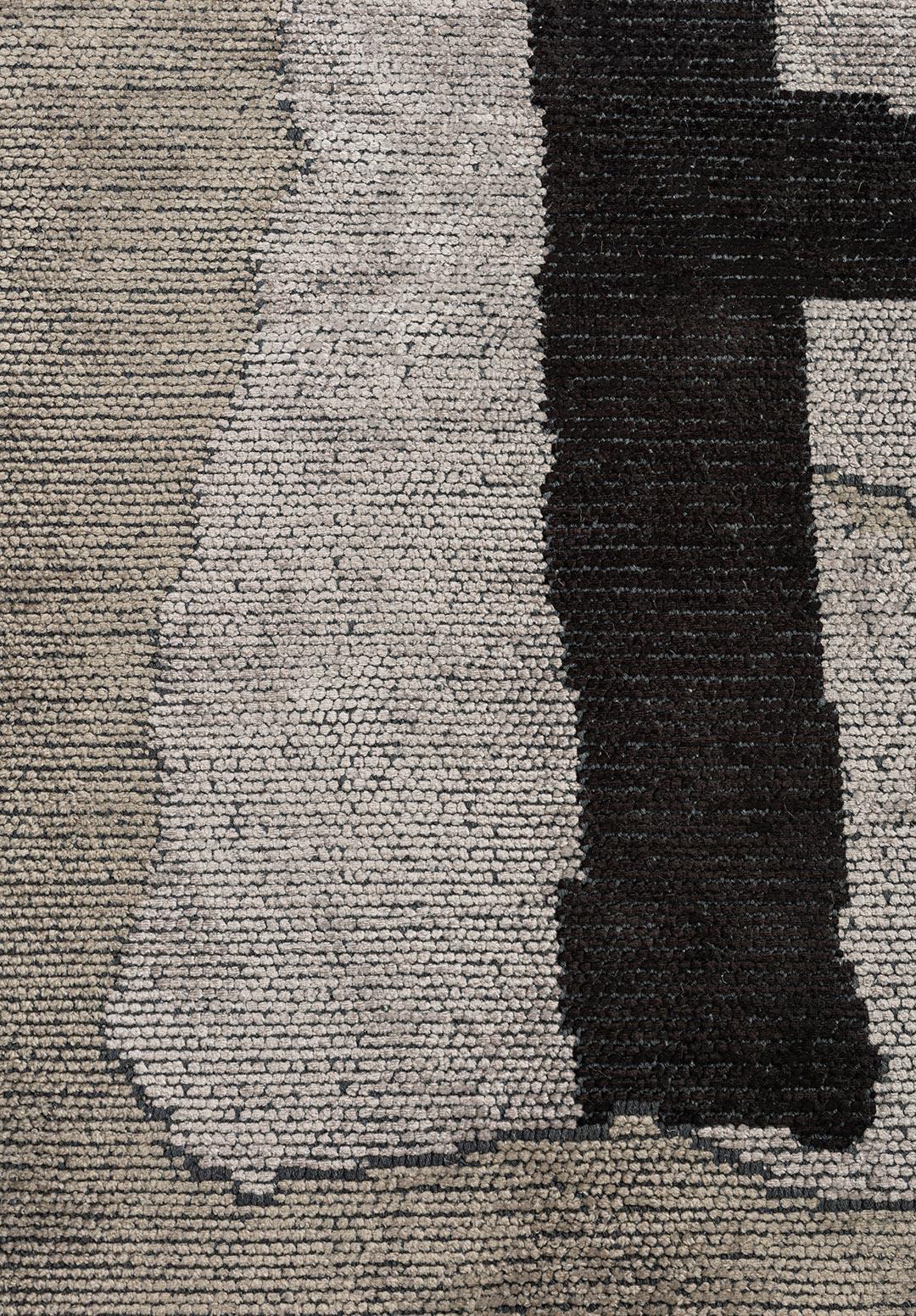 SALAMANCA BLACK - GREY - LIGHT GREY RUG