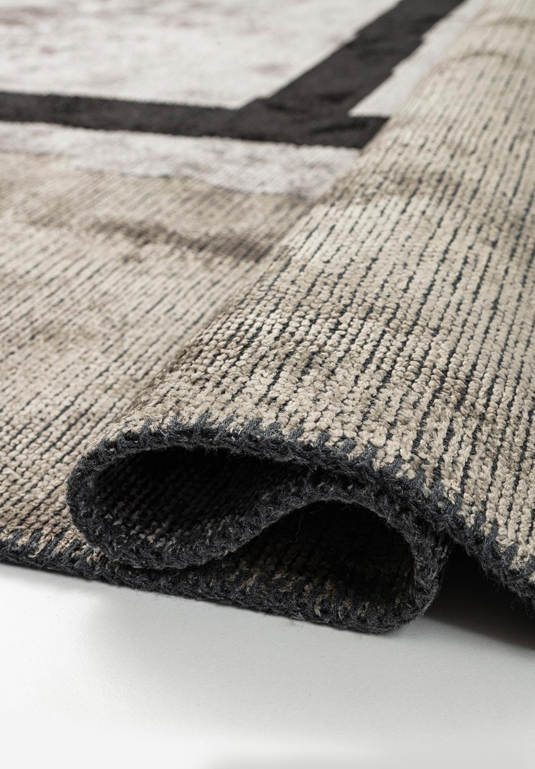 SALAMANCA BLACK - GREY - LIGHT GREY RUG
