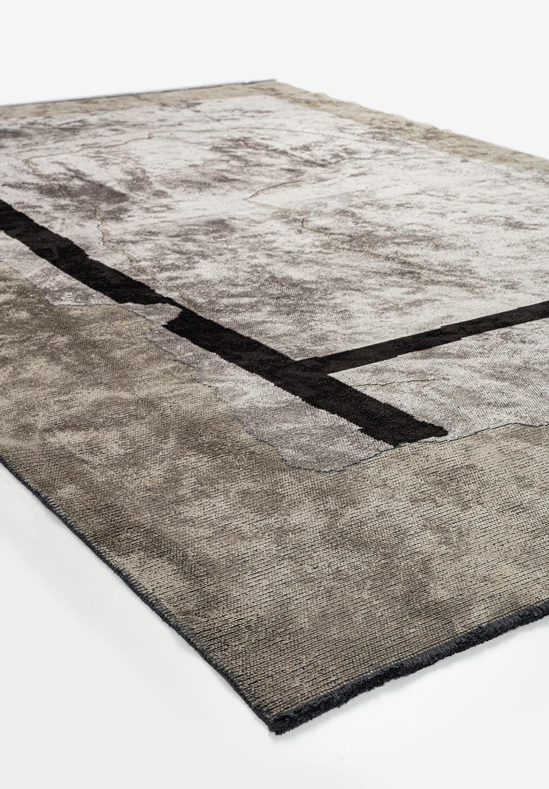 SALAMANCA BLACK - GREY - LIGHT GREY RUG