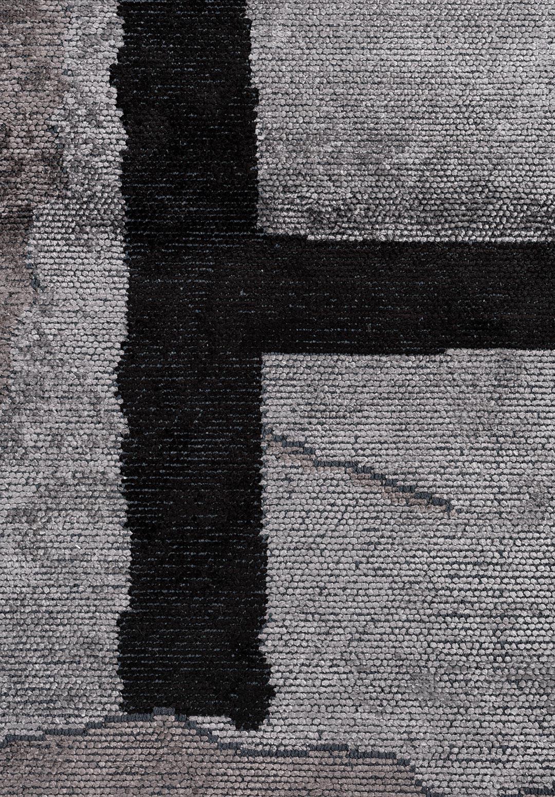 SALAMANCA BLACK - DARK GREY - LIGHT GREY RUG